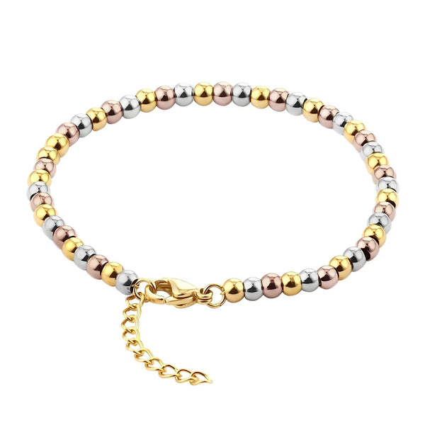 Reriti Intensity 18K gold plated Tri Color Balls Bracelet