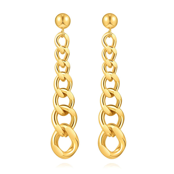 Reriti Intensity 18K gold plated Chain Drop Earrings