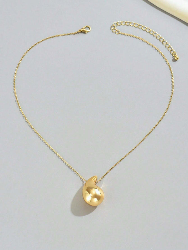 Reriti Teardrop Pendant Necklace - Gold